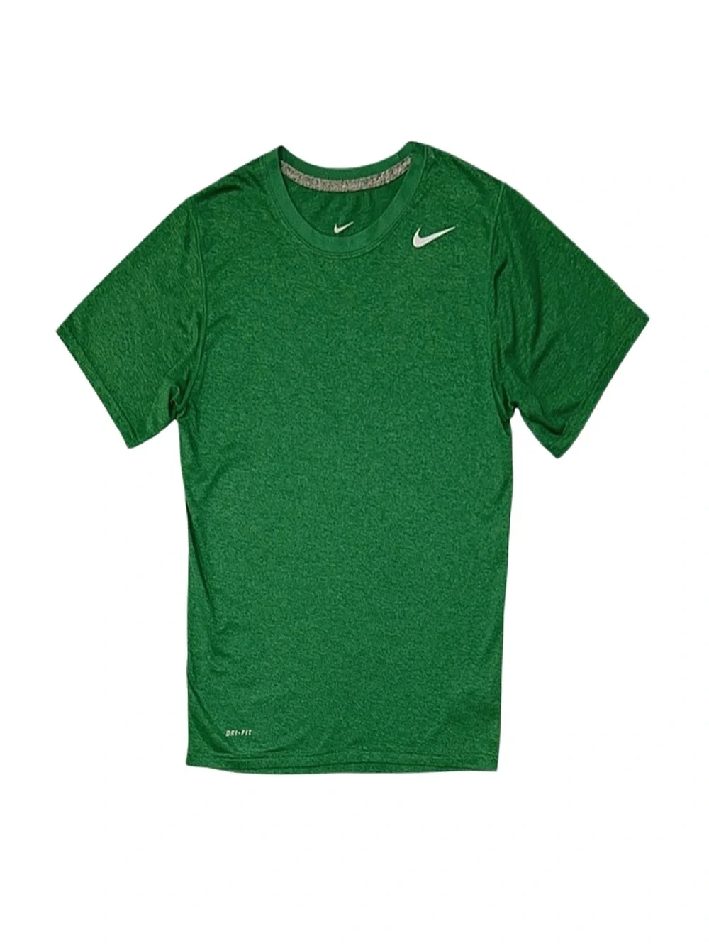 NIKE Men's Green Dri-Fit Short Sleeve Shirt Small